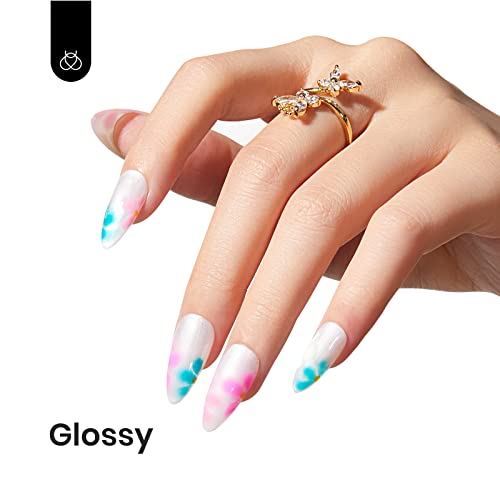 Beetles Gel Nail Polish, 1 Pcs 15ml Pearl White Shell Pearlescent Gel Polish Pearl Shimmer Gel Soak Off Nail Art Manicure Salon Nail Design Nail U V LED Lamp Needed Home DIY Manicure - Image 3