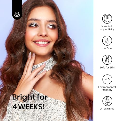 Beetles Gel Nail Polish Glitter Diamond Shine Nail Polish, 15ml Silver Chrome Gel Polish, Soak Off U V LED Nail Lamp Gel Polish Nail Long Lasting Highly Shine Art Manicure Salon DIY Home for Women - Image 6