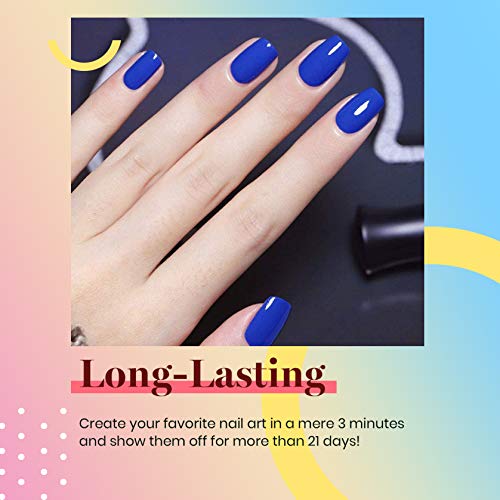 Beetles Gel Nail Polish Paulina Lapis Blue Color Translucent Soak Off Eucalyptus Green/Sage Green Color Gel Nail Polish 15ml - Image 5