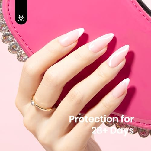 beetles Gel Polish Latex Liquid Nail Simple Peel off Cuticle Guard with Color Base Gel Nail Polish, 6 Colors Nude Gel Polish Pink Nail Polish Peach Pink - Image 7