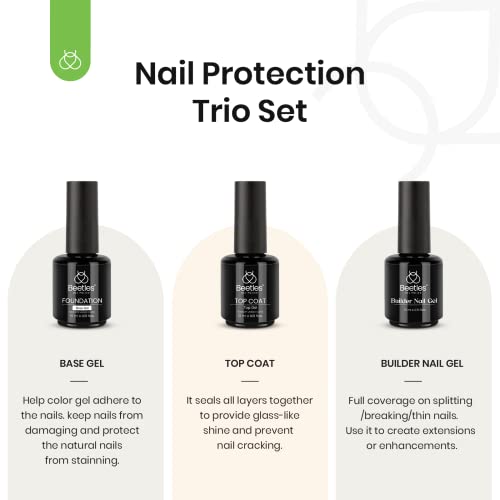 Beetles 6 Colors Mermaid Gel Polish Kit with Brushes and Stickers for Nail Art - Image 7