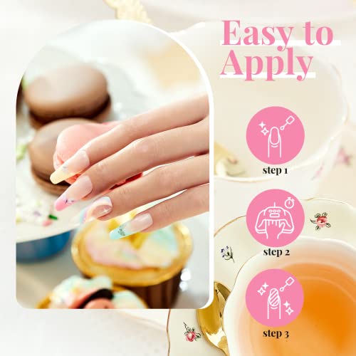 Beetles Pastel Gel Nail Polish Kit with Gel Base Top Coat 20Pcs Easter Macaron Colors Collection Bright Solid Sparkle Colors with Nail Art Brushes Set Gel Polish Nail Art Design Pen Painting Tools - Image 5