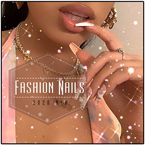 BELICEY Press on Nails Medium Almond Fake Nails Almond Glue on Nails with Design Cute Glossy Acrylic Stiletto Nails Stick on Nails Tips for Women and Girls (Purple) - Image 7