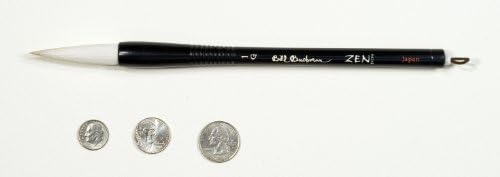 Bill Buchman Zen Sumi Brush 1G - Sumi Ink & Watercolour Paint Brush - Japan - Image 3