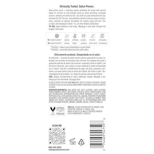 Biotera Intensive 2:1 Scalp Scrub Shampoo 6 Fl Oz Vegan Cruelty-Free Paraben Sulfate Free - Image 8