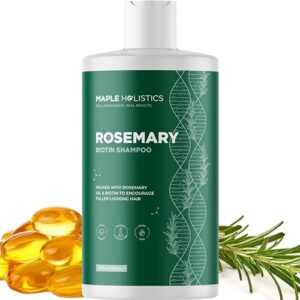 Biotin Rosemary Shampoo 16 Fl Oz Vegan Sulfate Free for Thinning Hair Growth