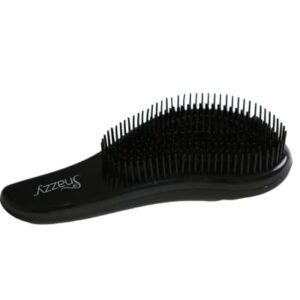 Glide Thru Detangling Hair Brush for Adults and Kids, All Hair Types, Black