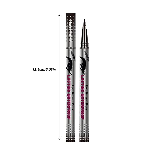 Black Liquid Eyeliner Pencil Waterproof Easy To Color Waterproof Long Eyeliner Pen for Women Girls - Image 4