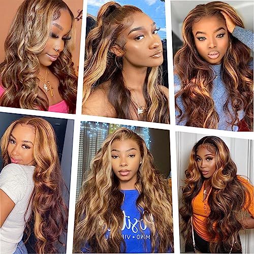 Blond Human Hair Wig for Women, Natural Look, 22 Inches Long, Soft and Silky - Image 5