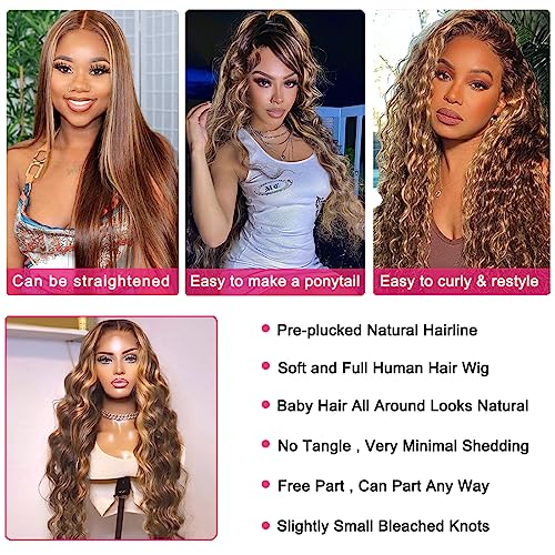 Blond Human Hair Wig for Women, Natural Look, 22 Inches Long, Soft and Silky - Image 4