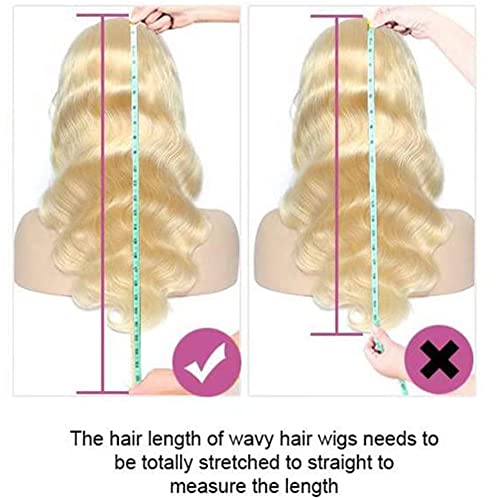Blonde Lace Front Wigs Human Hair 13x6 Body Wave Lace Front Wig Human Hair Pre Plucked with Baby Hair 613 Transparent HD Lace Frontal Wig 180% Blonde Wig Human Hair for Black Women 28 Inch - Image 8