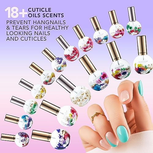 Blossom Hydrating, Moisturizing, Strengthening, Scented Cuticle Oil, Infused with Real Flowers, Made in USA, 0.5 fl. oz, Amazon Exclusive, Lemongrass Ginger - Image 4