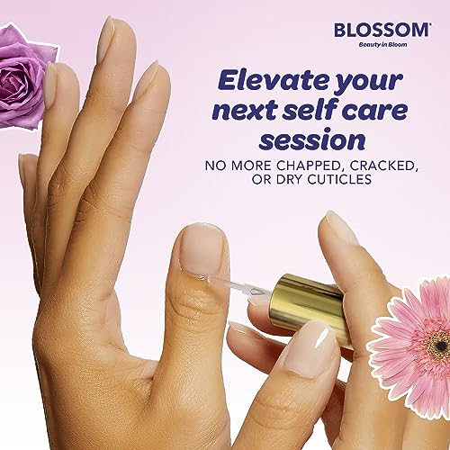Blossom Hydrating, Moisturizing, Strengthening, Scented Cuticle Oil, Infused with Real Flowers, Made in USA, 0.5 fl. oz, Amazon Exclusive, Lemongrass Ginger - Image 5