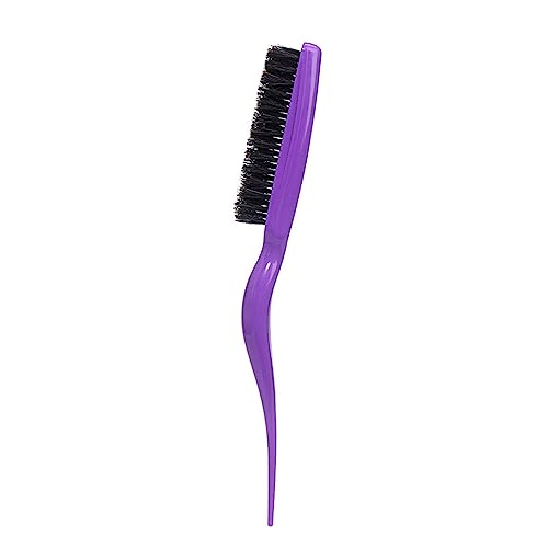 Boar Bristle Brush Comb Hair Teasing Brush For Women Men Salon Boar Bristle Beauty Styling Backcombing Brush For Women Hair Styling Accessory Hair Detangling Brush Hair Volumizing Comb Hair Smoothing - Image 5
