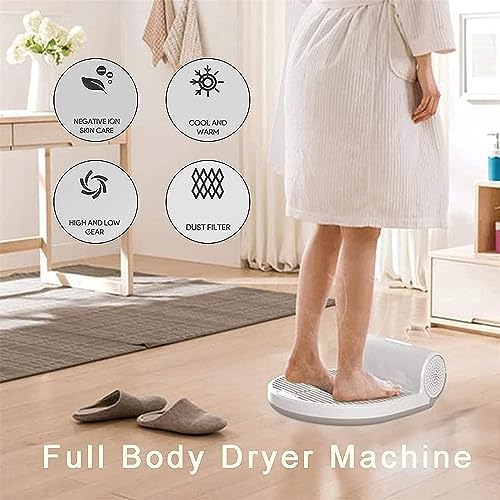 Body Dryer, 1350w Electric Body Hair Skin Dryer Machine with Gravity Sensor and Touch Switch, Cold and Warm Hair Dryer for Commercial Hotel,Waterproof (Color : Withweightscale) (Withoutweightscale) - Image 3
