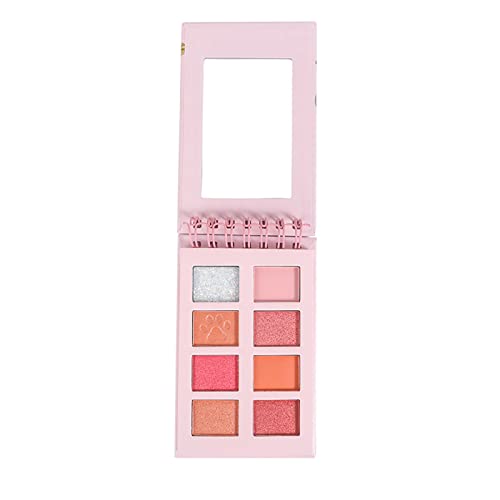 Body Shimmer for Black Women Glitter Cat Cartoon Eight-Color Pearl Notebook Eyeshadow Sequins 8-Color Eyeshadow Pocket Animal Eyeshadow Wet And Wild Breakup Proof Eyeliner