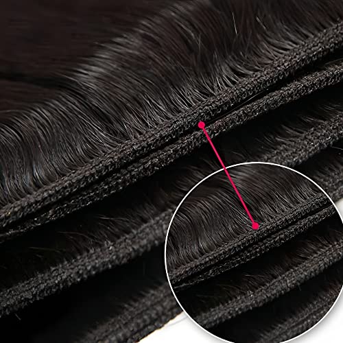16/18/20 Inch 3 Bundle Natural Black Body Wave Human Hair Extensions - Image 6