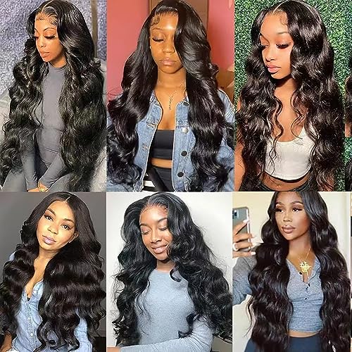 Body Wave Human Hair 4 Bundles(16 18 20 22 Inch)10A Grade 100% Unprocessed Human Hair Bundles Body Wave Human Hair Weave Bundles Hair Extensions for Black Women Natural Color - Image 7