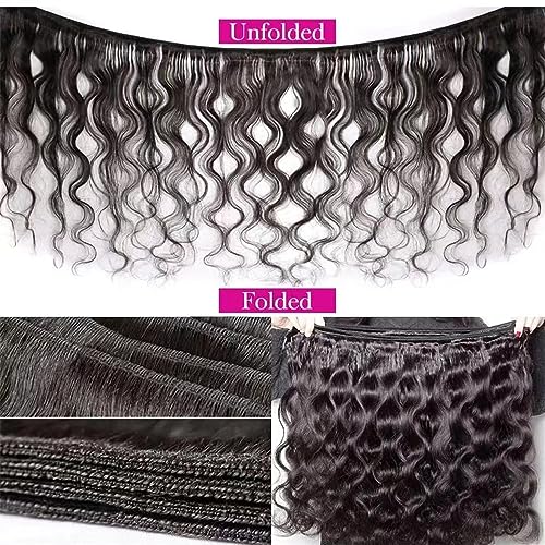 Body Wave Human Hair 4 Bundles(16 18 20 22 Inch)10A Grade 100% Unprocessed Human Hair Bundles Body Wave Human Hair Weave Bundles Hair Extensions for Black Women Natural Color - Image 4