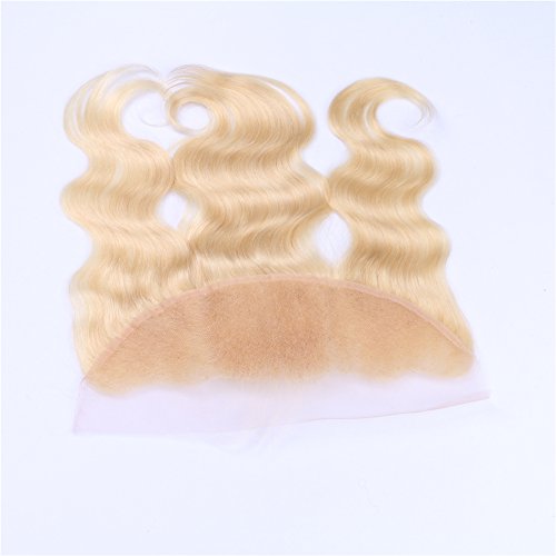 Body Wave Human Hair Weft Extensions With 13x4 Lace Frontal Russian Blonde 613 Hair 3Bundles With Ear To Ear Frontal With Baby Hair (26 28 30+24 inch frontal) - Image 8