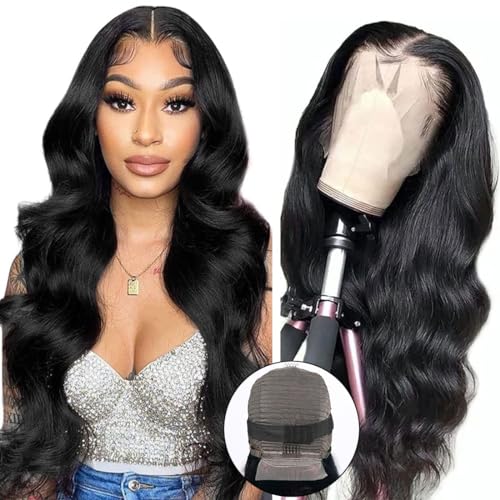 Body Wave Lace Front Wigs Human Hair 13x4 HD Lace Front Wig Human Hair Pre Plucked Body Wave Glueless Wigs Human Hair for Women