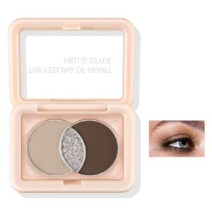 Boobeen Eyeshadow Palette-Ultra Pigmented Matte & Shimmer & Sparkle, Long Lasting Blendable Eyeshadow Powder Palette Makeup