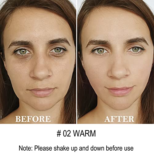 Boobeen 30ml Waterproof Full Coverage Matte Liquid Foundation Makeup Cream Concealer - Image 4
