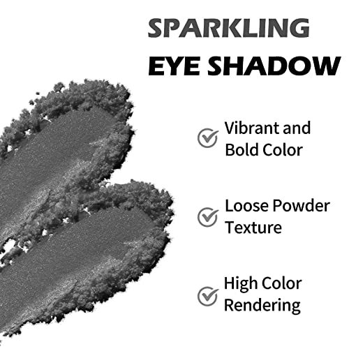 Boobeen Roll-on Shimmer Eyeshadow Powder, Glitter Eye Shadow Stick for Eye Makeup, Metallic Creamy Eye Shadow Powder for Eyes Highlighter Brightener - Image 3