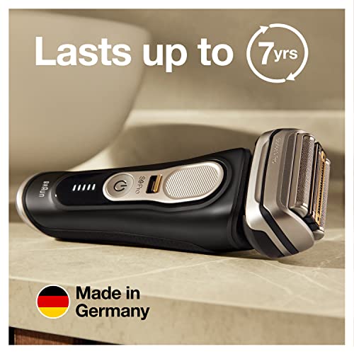Braun Electric Razor,Waterproof Foil Shaver for Men,Series 9 Pro 9460cc,Wet & Dry Shave,With ProLift Beard Trimmer for Grooming,5-in-1 Cleaning & Charging SmartCare Center Included,Atelier Black - Image 8