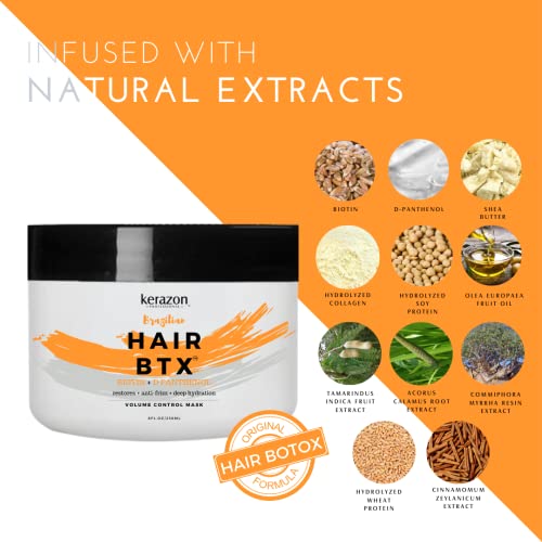 Brazilian Hair Botox Treatment For All Hair Types + Sulfate Free and Sodium Free Shampoo & Conditioner KIT - Image 4