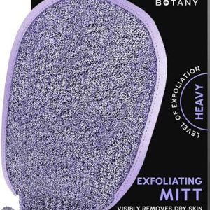 Brooklyn Botany Exfoliating Mitt for Bath and Shower – Heavy Duty Exfoliating Body Scrubber for Massage and Dead Skin Remover for Body – 1 Mitt