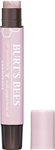 Burt's Bees Champagne Lip Shimmer 0.09 oz Pack of 6 Natural Lip Care - Image 2