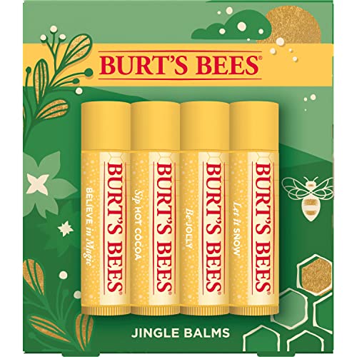 Burt's Bees Christmas Gifts, 4 Lip Balm Stocking Stuffers Products, Jingle Balms Set - Classic Beeswax Moisturizing Lip Balm - Image 10