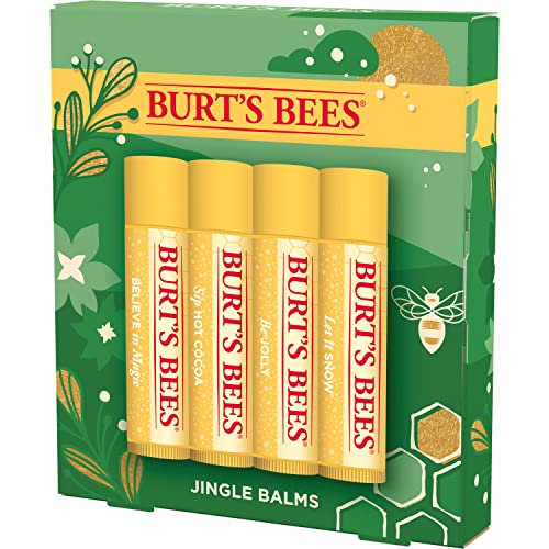 Burt's Bees Christmas Gifts, 4 Lip Balm Stocking Stuffers Products, Jingle Balms Set - Classic Beeswax Moisturizing Lip Balm - Image 9