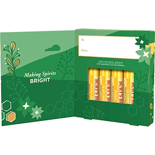 Burt's Bees Christmas Gifts, 4 Lip Balm Stocking Stuffers Products, Jingle Balms Set - Classic Beeswax Moisturizing Lip Balm - Image 7