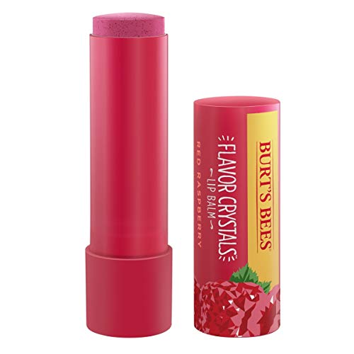 Burt's Bees Flavor Crystals 100% Natural Lip Balm, Red Raspberry with Beeswax & Fruit Extracts - 1 Tube,0.16 ounce - Image 3