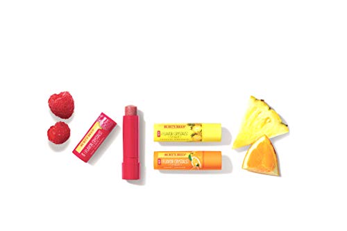Burt's Bees Flavor Crystals 100% Natural Lip Balm, Red Raspberry with Beeswax & Fruit Extracts - 1 Tube,0.16 ounce - Image 7