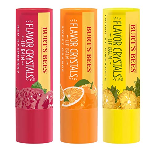 Burt's Bees Flavor Crystals 100% Natural Lip Balm, Red Raspberry with Beeswax & Fruit Extracts - 1 Tube,0.16 ounce - Image 6
