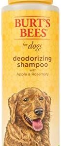 Burt's Bees for Pets Natural Deodorizing Dog Shampoo with Apple & Rosemary | Dog Shampoo For Odors | Cruelty Free, Sulfate & Paraben Free, pH Balanced for Dogs - Made in USA, 16 Oz