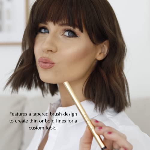 by Dr. Liia Long Lasting Waterproof Liquid Eyeliner with Precision Tip | Gluten and Allergen Free, Vegan Eyeliner Pencil |2ml| Purple - Image 8