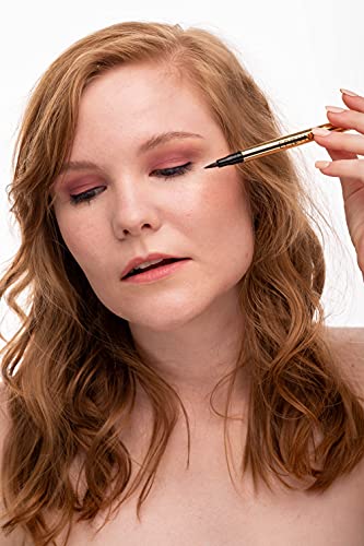 by Dr. Liia Long Lasting Waterproof Liquid Eyeliner with Precision Tip | Gluten and Allergen Free, Vegan Eyeliner Pencil |2ml| Purple - Image 2