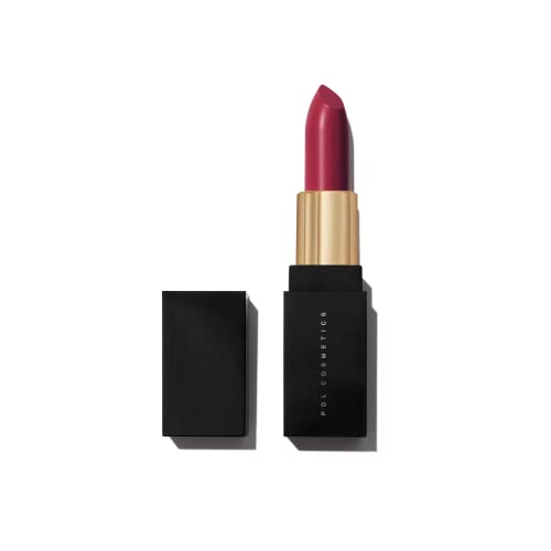 by Patricia De León | High Powered Lipstick (Berry Latina) | Intensely Colored Dark Berry Matte Finish Lipsticks | Long Lasting Hydrating Formula, Creamy Texture & Weightless Coverage | Vegan | .14 fl oz