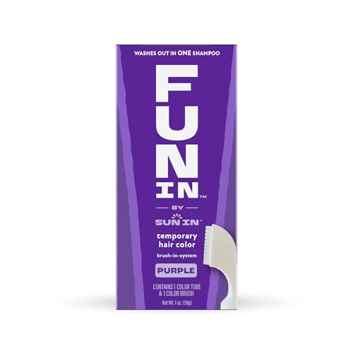 by Sun In, Temporary Hair Color Brush In System, Purple - 1 oz