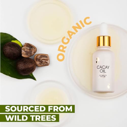 Cacay Pure Anti-Aging Oil: Natural Retinol for Skin Care & Hair | Lip, Cuticle & Body Vitamin E Oil | Organic Facial Serum | Nail Growth, Scar & Stretch Mark (1 Fl Oz) - Image 4