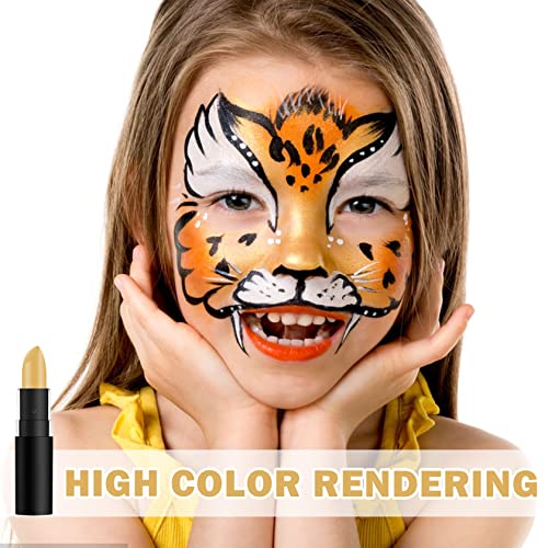 CAHIUYOA Yellow Eye Black Stick for Sports, Professional Eyeblack Makeup for Football and Baseball - Image 2