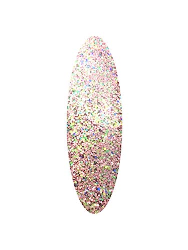 CAI Beauty NYC Rose Gold Pink Glitter | Easy to Apply, Easy to Remove | Roll On Shimmer for Body, Face and Hair | Holographic Cosmetic Grade Glamour - Image 2
