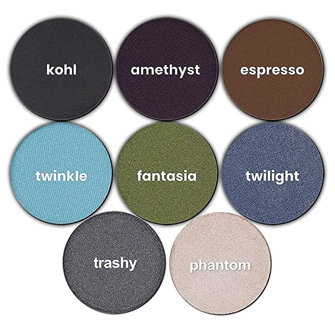 Cake Eyeliner and Brush Set - 2 Piece Water Activated Eyeliner with Professional Brush, Long-Lasting Smudge Resistant Amethyst Color, Cruelty Free and Paraben Free - Image 5