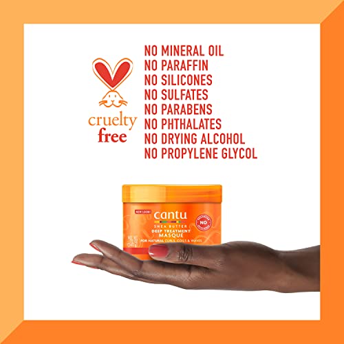 Cantu Deep Treatment Masque with Shea Butter for Natural Hair, 12 oz (Packaging May Vary) - Image 7