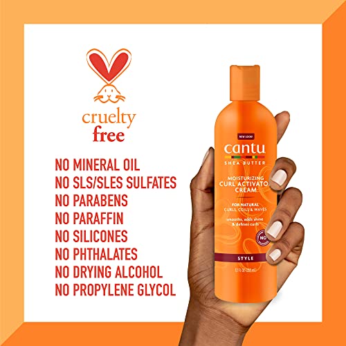 Cantu Moisturizing Curl Activator Cream with Shea Butter for Natural Hair, 12 fl oz - Image 7