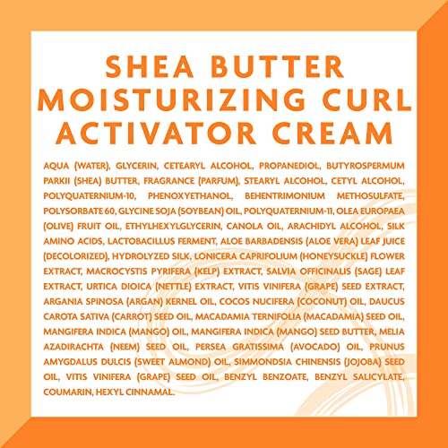 Cantu Moisturizing Curl Activator Cream with Shea Butter for Natural Hair, 12 fl oz - Image 9